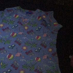 Summer scrub top